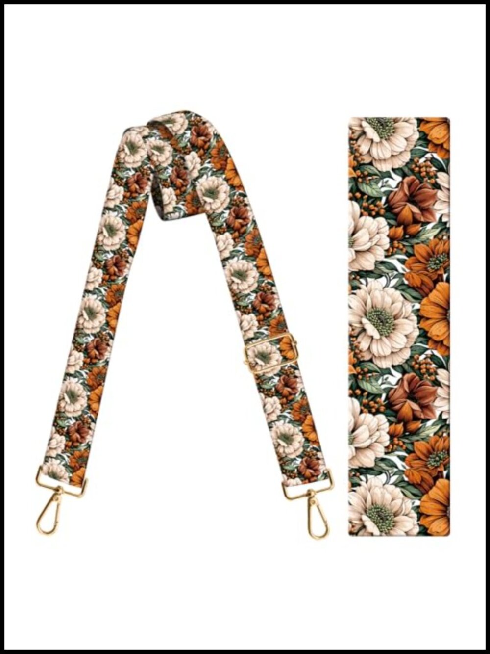1.5" Wide Purse Strap Replacement Adjustable Crossbody Shoulder Bag Strap with